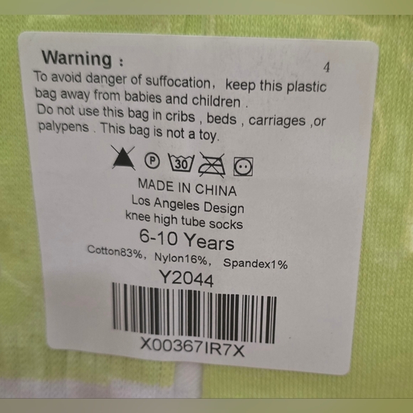 Unisex KIDS Socks Lime Green & White 6 - 10 Yrs, Knee High, Soccer, Neon, NEW - Picture 5 of 7